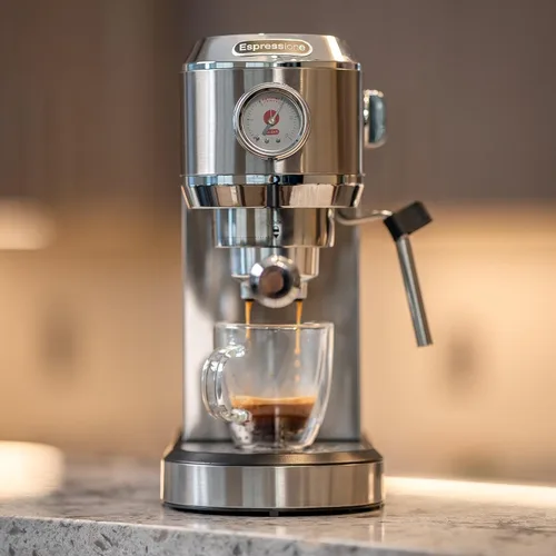 Miniatura 12 de Espressione Flex - Cafetera espresso 3 en 1, compatible con cápsulas de espresso E.S.E., cápsulas Nespresso® y café molido, bomba italiana de 20