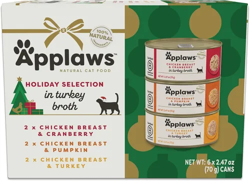 Miniatura 10 de Applaws - Comida húmeda enlatada natural para gatos, ingredientes limitados y naturales, alto contenido en proteínas sin aditivos artificiales