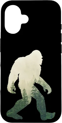 Miniatura 31 de iPhone 12 Pro Max Bigfoot figura Sasquatch Yeti Nature doble caso de exposición