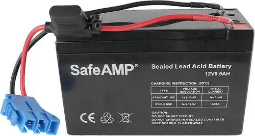 Miniatura 5 de SafeAMP Batería de repuesto y cargador de 12 voltios compatible con vehículos Peg-Perego®, paquete combinado