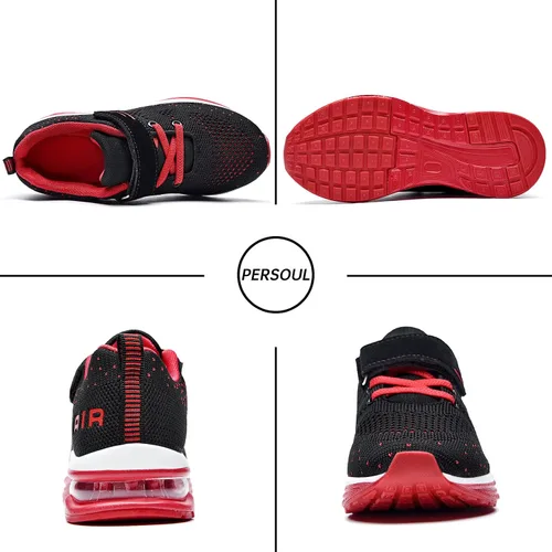 Miniatura 2 de PERSOUL Air Shoes - Zapatillas para niños y niñas, deportivas, para atletismo, gimnasio, correr