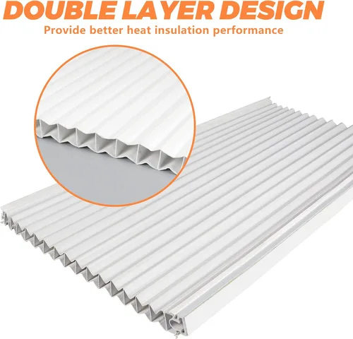 Miniatura 3 de GCGOODS Paneles laterales de aire acondicionado para ventana con doble capa, kit de panel lateral de aire acondicionado de ventana aislante