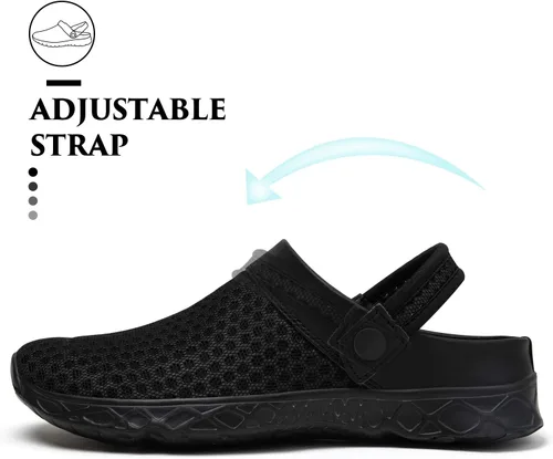 Miniatura 3 de SAGUARO - Zapatos de jardín de secado rápido para hombre y mujer, ligeros y transpirables. Zuecos de jardinería, sandalias de agua y malla