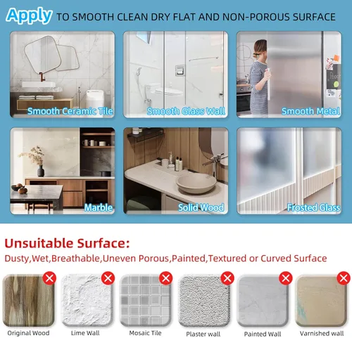 Miniatura 9 de Onemake Organizador de ducha con ventosa, estante de ducha de succión con ganchos portátiles, organizador de baño con barra de toalla