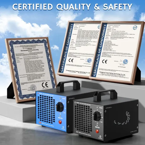 Miniatura 7 de Airthereal MA5000 - Generador comercial de ozono, eliminación de olores de máquina de ozono de alta capacidad, ionizadores de aire para el hogar