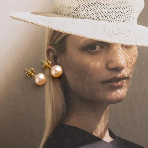 Miniatura 6 de Aretes de perlas para mujer, juego de tachuelas AAA de agua dulce, hipoalergénicos, de plata de ley, paquete múltiple