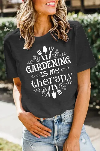 Miniatura 8 de MAIHUN Camisas de jardín para mujer, camiseta para amantes de las plantas, camiseta gráfica de jardinería, camisetas de regalo de jardinero