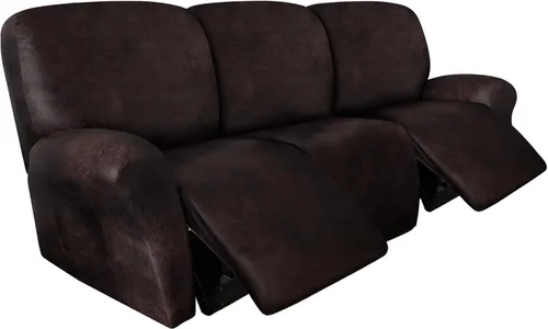 Miniatura 14 de ANARACHON Fundas para Sillas Reclinables Tipo Cuero, 4 Piezas Funda para Sillón Reclinable Lazy Boy, Protector de Muebles - Funda Suave Lavable