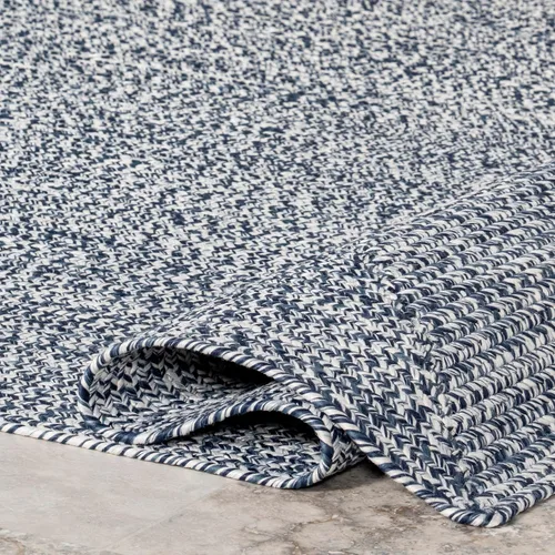 Miniatura 8 de nuLOOM Alfombra de Área Sólida Trenzada a Mano de 6' x 9' para Interiores/Exteriores, Apta para Mascotas, Alto Tráfico, Resistente a la Intemperie