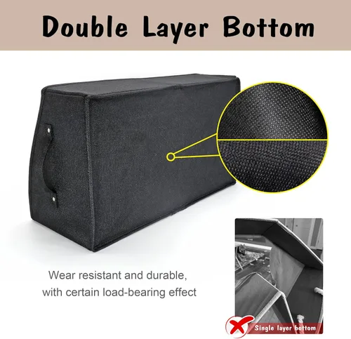 Miniatura 3 de PET ARTIST Cesta de almacenamiento y organización plegable resistente para perros, bonita caja de juguetes para perros con asas, caja de juguetes