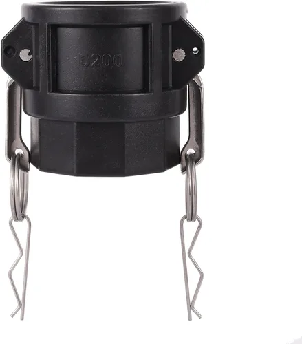 Miniatura 2 de Acoplamiento de manguera de leva y ranura de polipropileno,Accesorios Camlock tipo D estándar,Acoplador Camlock hembra con roscas NPT hembra de 2