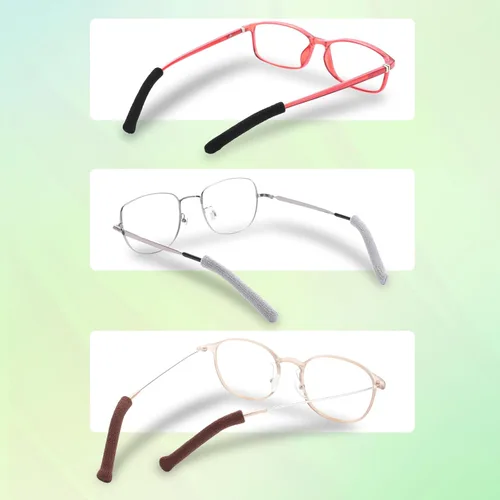 Miniatura 7 de Literry Puntas de Patillas Elásticas Antideslizantes de Comodidad para Anteojos, Cojín Suave y Bien Ajustado para Orejas de Lentes, Agarre