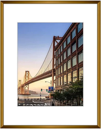 Miniatura 46 de Frametory, Portarretratos de aluminio negro de 6 x 8 pulgadas, juego de 1, ideal para mostrar fotos de 5 x 7 con paspartú o 6 x 8 sin paspartú