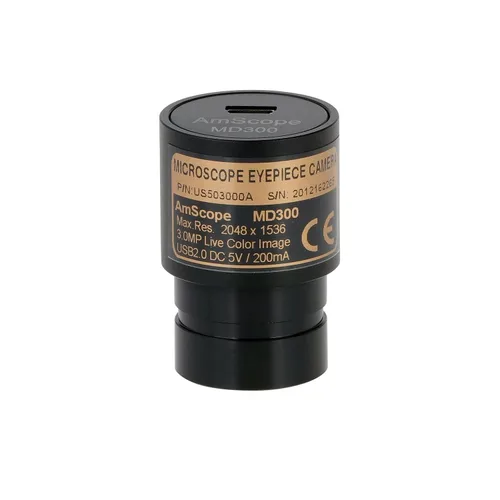 AmScope - 3MP USB 2.0 Color CMOS Digital Ocular Microscopio Cámara - MD300A
