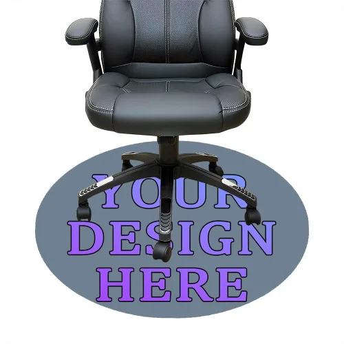 Miniatura 72 de Tapete redondo personalizado para silla de escritorio de oficina, diseño de tu propio logotipo de foto, texto, alfombrillas circulares