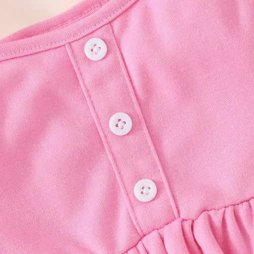 Miniatura 5 de Conjunto de 2 piezas para niña, camisa y pantalones cortos con cinturón, ropa de verano de 2 a 7 años