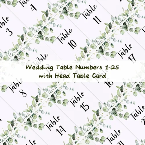 Miniatura 4 de Spakon 52 piezas de números de mesa de boda 1-25 y 1 tarjeta de cabeza con 26 soportes dorados de números de mesa de corazón para boda, cumpleaños
