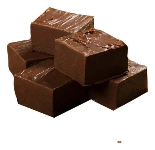 Miniatura 6 de Fudge de chocolate con caramelo y pecanas de Betsy's Fancy Fudge, 1 libra en 4 piezas envueltas, sin gluten, ideal para regalos, hecho a mano