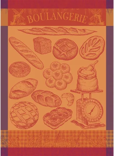 Miniatura 6 de Garnier Thiebaut Salade De Fruits - Toalla de cocina francesa (ensalada de frutas fucsia), 22 x 30 pulgadas, algodón, jacquard Ensalada De Fruits