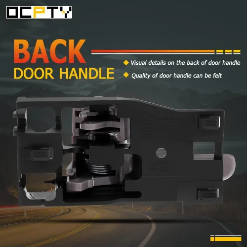 Miniatura 6 de OCPTY Manijas de puerta interiores delanteras y traseras del conductor izquierdo del pasajero lado derecho de repuesto para Toyota Sequoia 2001-2007