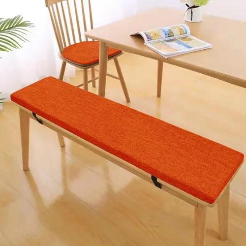 Miniatura 11 de Cojín de banco, antideslizante y grueso, para banco de patio, cojín duradero de espuma viscoelástica de alta densidad para banco de zapatos, Negro