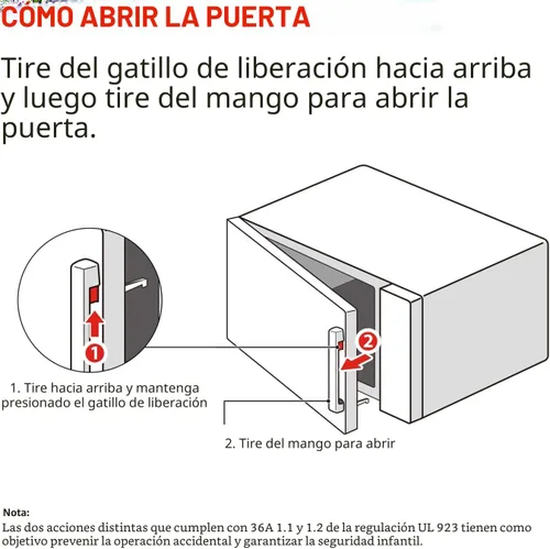 Miniatura 7 de TOSHIBA Combo de freidora de aire para horno de microondas y encimera, inversor, convección, asado, combo rápido, descongelación uniforme, sensor