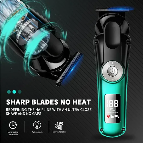 Miniatura 4 de BILLAR Kit de aseo profesional 6 en 1 para bigote, cuerpo, 17 piezas todo en uno para hombre y cortapelos, nariz, oído, cuerpo y cara, maquinilla