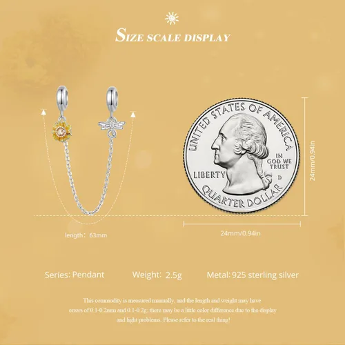 Miniatura 5 de NINGAN Heart Series Beaded Love Pendant 925 Sterling Silver Wrapped Love Crown Castle Angel Charm Fit Women's Bracelet Necklace Valentine's Day