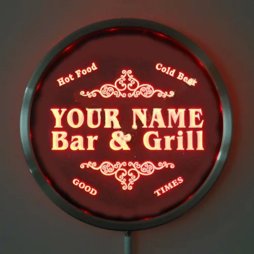 Miniatura 17 de ADVPRO u-tm-b Nombre Personalizado Familia Bar & Grill Cerveza Home Bar LED Neon Sign Azul