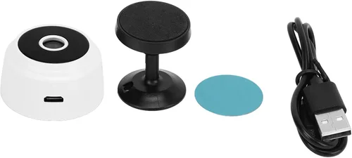 Miniatura 8 de A9, cámara 1080P con cubierta trasera magnética, mini videocámara de seguridad para el hogar Micro cámara de video (blanco)