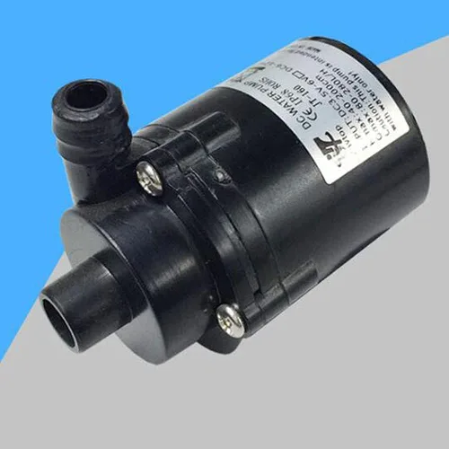 Miniatura 2 de JT-160 DC Mini bomba sumergible anfibia de agua sin escobillas de 12 V con adaptador de corriente