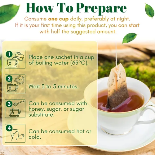 Miniatura 6 de 3 Cajas de Té Piñalim Te Pinalim Tea GN+Vida Té para Dieta, Suministro para 90 Días