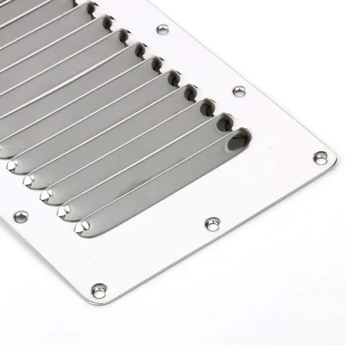 Miniatura 9 de Amarine Made Ventilación marina rectangular con listones de acero inoxidable para yates y barcos - 07720S - 5" X 9" (4)