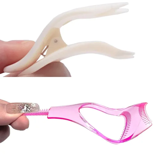 Miniatura 4 de Lashes Buddy - Herramienta de cepillo aplicador de pestañas postizas para usar pestañas, herramienta de maquillaje 3 en 1, aplicador de protección
