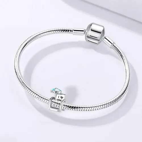 Miniatura 4 de QeenseKc Abalorio de tortuga marina con diseño de tortuga de animales para pulsera Pandora