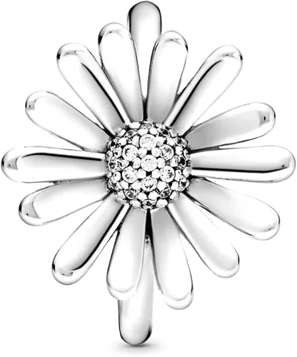 Miniatura 5 de Anillo de plata de ley 925 con diseño de margarita de pandora
