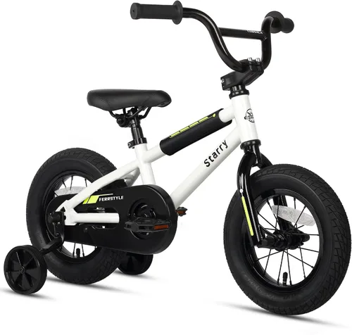 Miniatura 27 de cubsala Bicicleta para niños de 12, 14, 16, 18 pulgadas, estilo BMX, con ruedas de entrenamiento, freno para niños de 2 a 10 años, varios