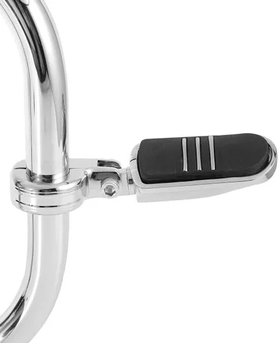 Miniatura 7 de Green-L Estriberas universales para motocicleta de 1 1/4 pulgadas con abrazadera P para Harley Sportster Softail Dyna Touring Road King Street Glide