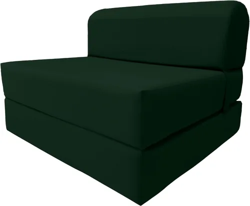 Miniatura 23 de D & D Futon Furniture Chair cama plegable de espuma, sofá de estudio, colchón de espuma doblado (6 x 36 x 70 pulgadas, azul real)