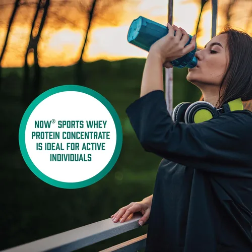 Miniatura 7 de NOW Foods Nutrición Deportiva, Concentrado de Proteína de Suero, 24 g Con BCAAs, Polvo Sin Sabor, 1.5 Libras