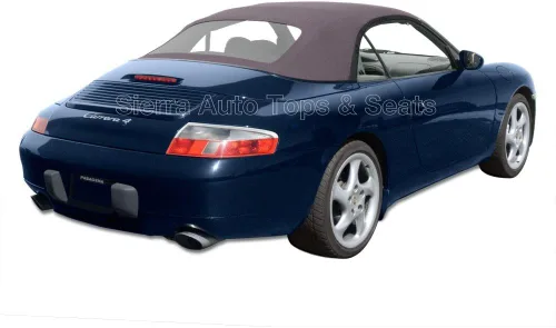 Miniatura 5 de Sierra Auto Tops Convertible Top Reemplazo para Porsche 996 Carrera 1998-2001, lona alemana A5, azul Metropol Metropol Azul