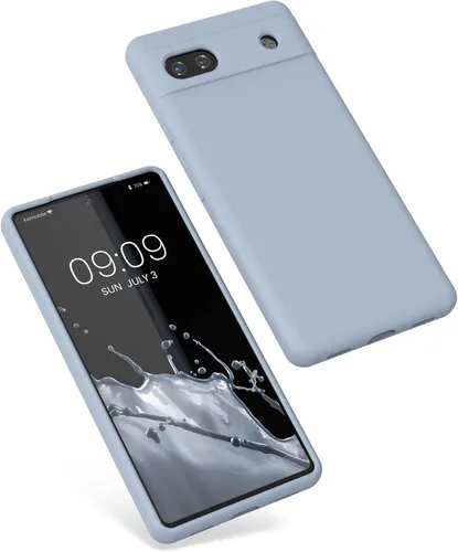 Miniatura 638 de kwmobile Funda Compatible con Google Pixel 6 Pro - Funda de teléfono de silicona TPU con acabado suave - Azul Arrecife