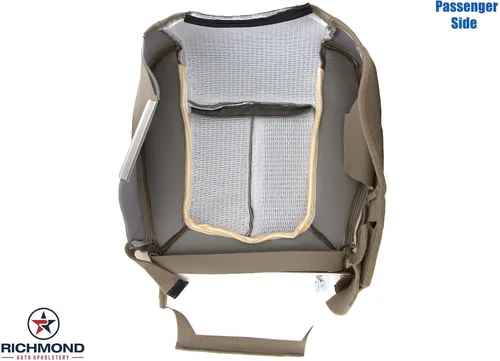Miniatura 8 de Richmond Auto tapicería 2009-2010 Ford F150 F-150 Lariat – Funda de asiento de piel perforada para lado del pasajero, color marrón