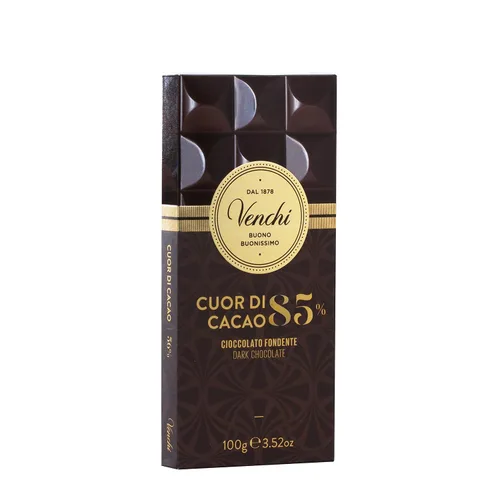 Miniatura 6 de Venchi - 85% Barra de chocolate extra oscuro, 3.52 onzas - Mezclas de cacao fino - Sin gluten - Vegano (paquete de 2)