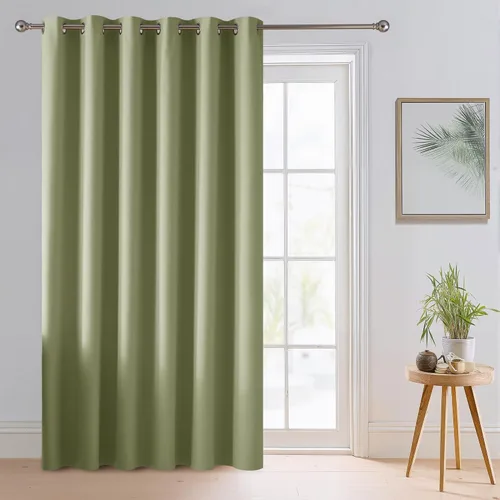 Miniatura 30 de RYB HOME - Cortinas extra largas con bloqueo de luz, persianas opacas insonorizadas para privacidad para cine en casa, oficina, fondo de patio, sala