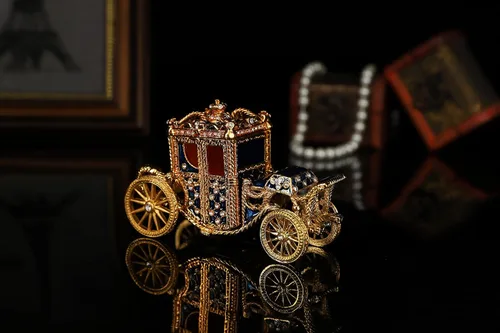 Miniatura 54 de QIFU Caja de baratija pintada a mano con bisagras, regalo único para la familia
