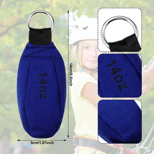 Miniatura 2 de Oudain 4 Piezas Bolsas de Peso de Lanzamiento a Granel Multi-Capa Bolsas de Peso de Lanzamiento al Aire Libre Arborista Bolsa de Cuerda de Escalada