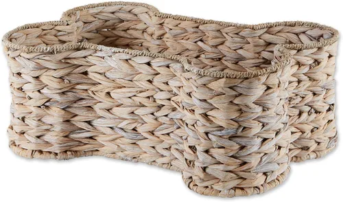 Miniatura 10 de Cesta de almacenaje de organizador del animal doméstico de la forma de hueso para la decoración casera, juguete del animal doméstico, cobertores