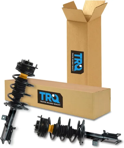 Miniatura 120 de TRQ Conjunto de Amortiguador y Resorte Delantero Cargado con Resorte Helicoidal Pre-ensamblado Compatible con Jeep Cherokee Limited AWD 14-22 Sin
