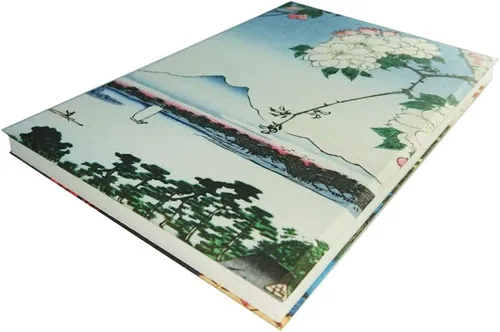 Miniatura 4 de Geisudou N012 Goshuin Book, Utagawa Hiroshige, One Hundred Famous Views of Edo, Sumidagawa Suijin no Mori Masaki, Autumn Leaves in Manama